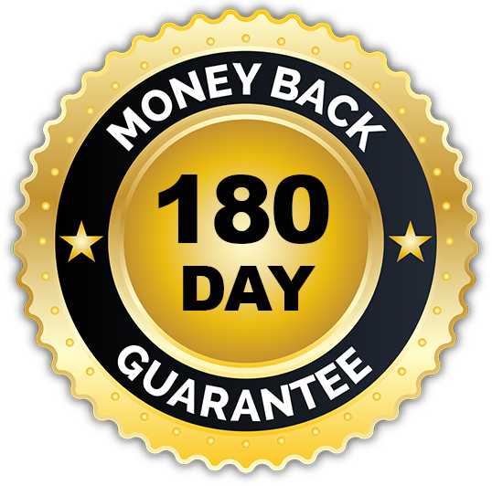 Gluconite 180 day Money-Back Guarantee